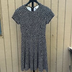 Kate Spade women’s black and white polkadot dress size 0